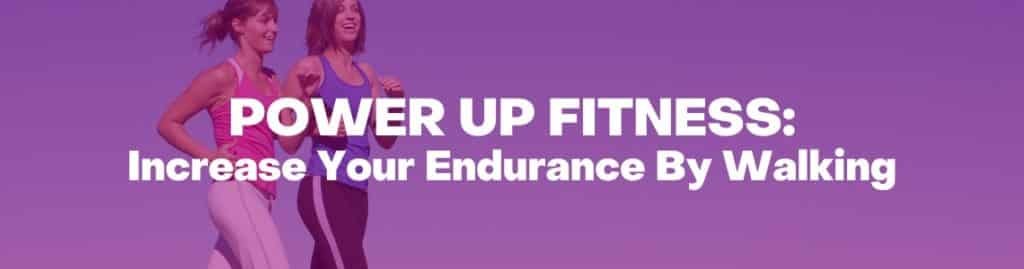 Image showcasing a group of individuals of various ages engaging in endurance-building walking exercises as part of Power Up Fitness.