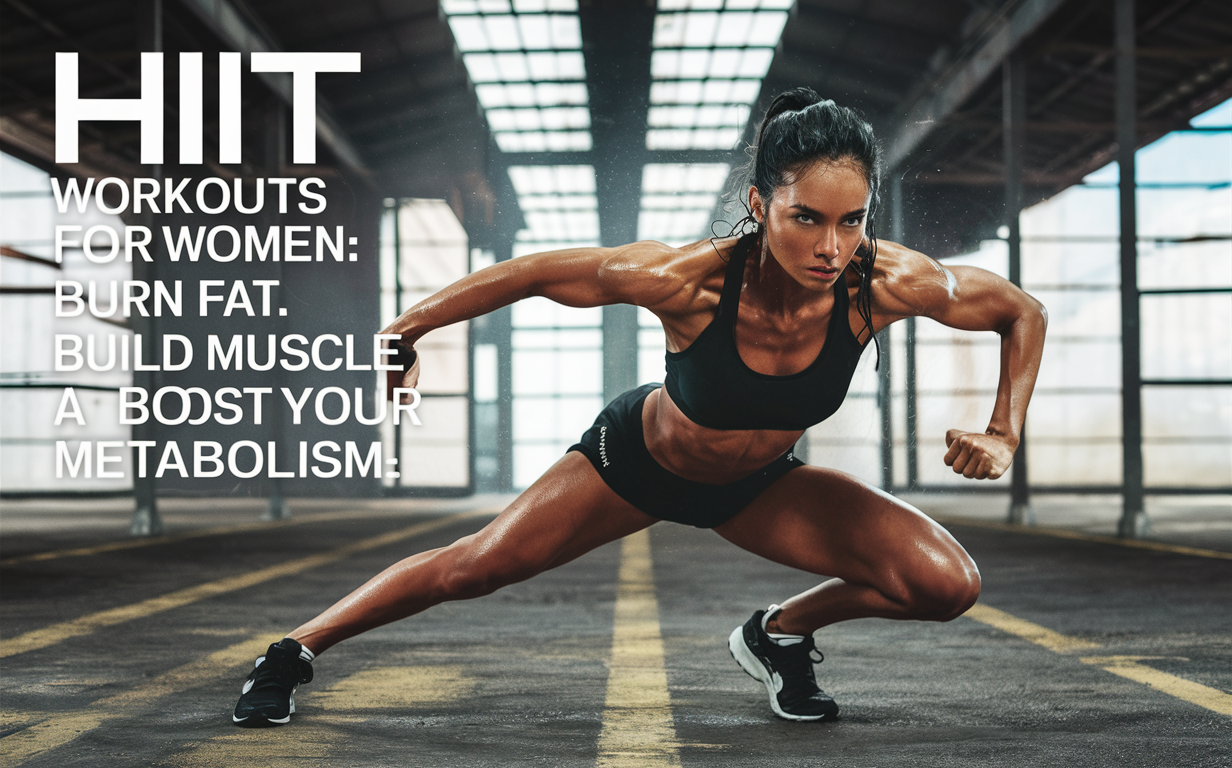 HIIT Workouts for Women: Burn Fat, Build Muscle and Boost Your Metabolism